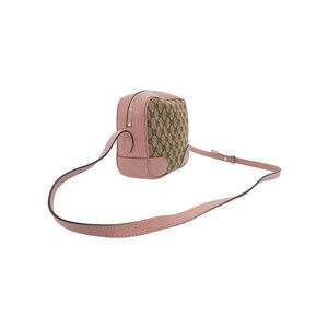 Gucci bag Canvas Messenger Crossbody Bree GG Pink